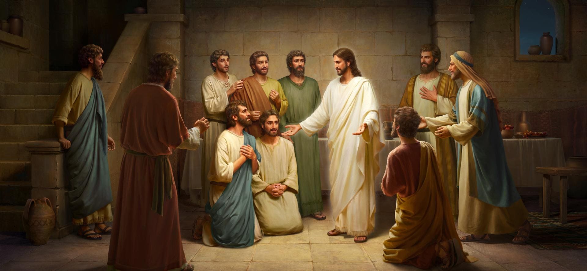 كلمات الرب يسوع لتلاميذه بعد قيامته