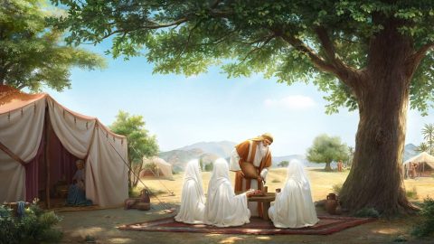 الله يعد إبراهيم بابنٍ